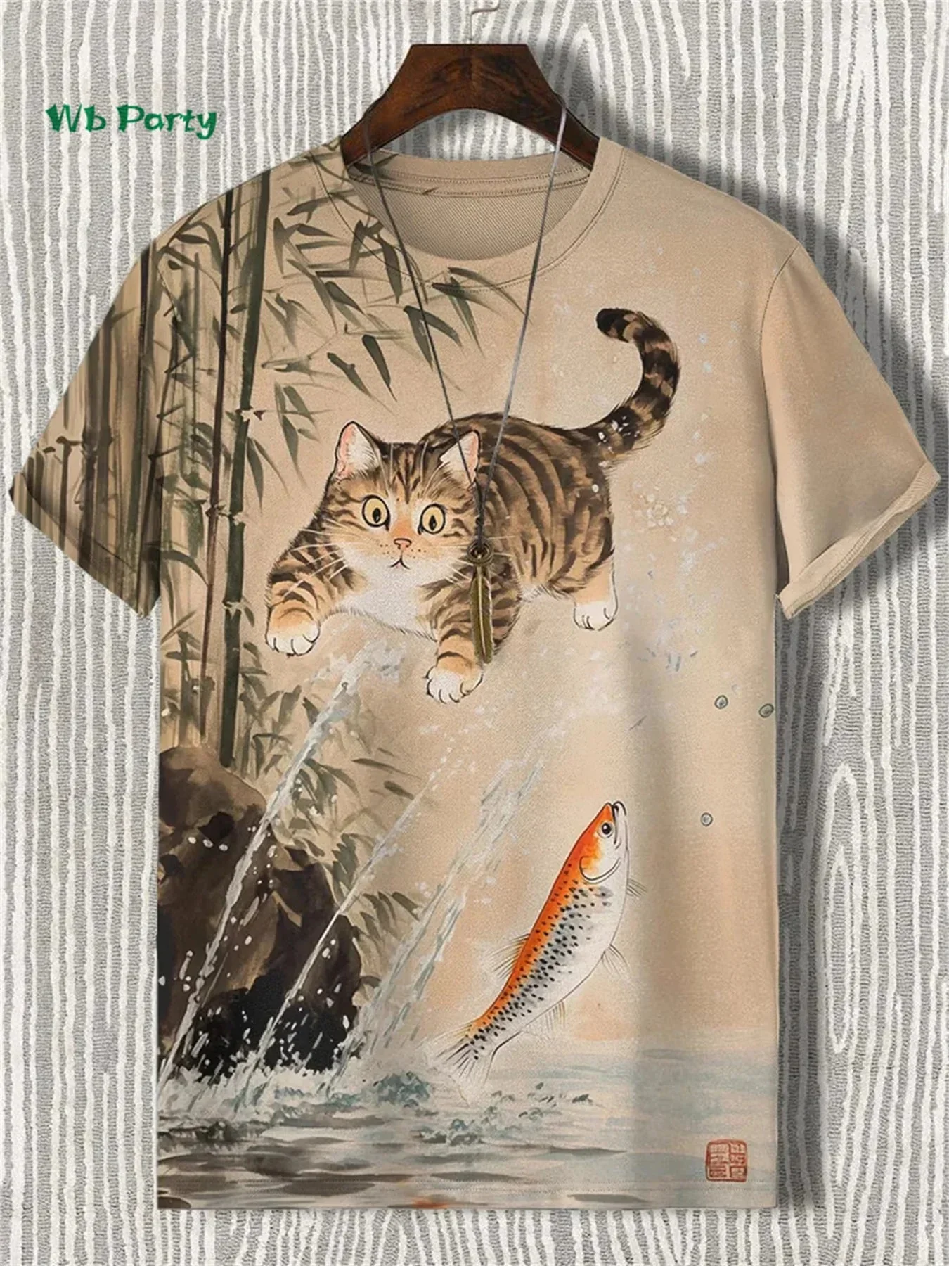🐱  3D Travel Cat Print T-Shirt – Playful Summer Streetwear - Image 10