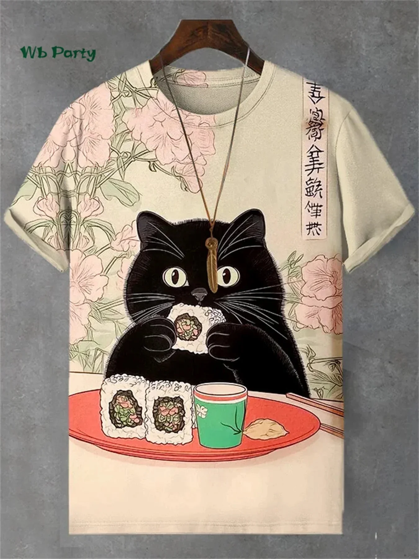 🐱  3D Travel Cat Print T-Shirt – Playful Summer Streetwear - Image 3