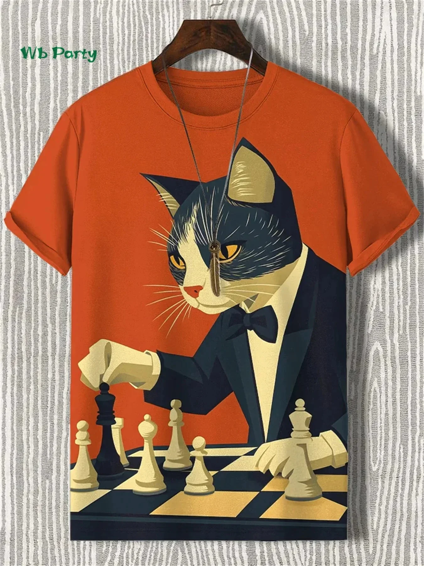 🐱  3D Travel Cat Print T-Shirt – Playful Summer Streetwear - Image 7
