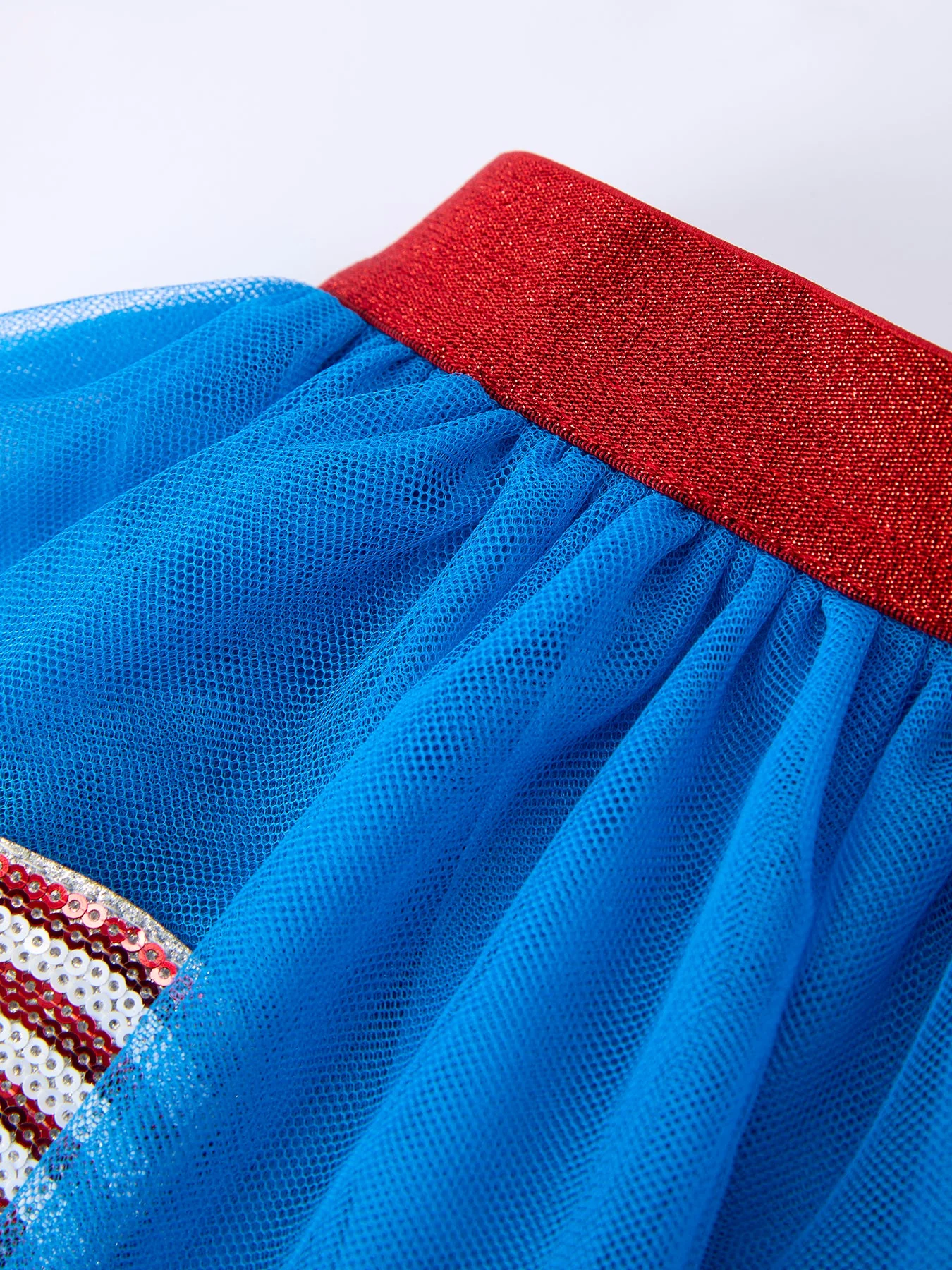 4th of July American Flag Girls Tulle Skirt - Image 4
