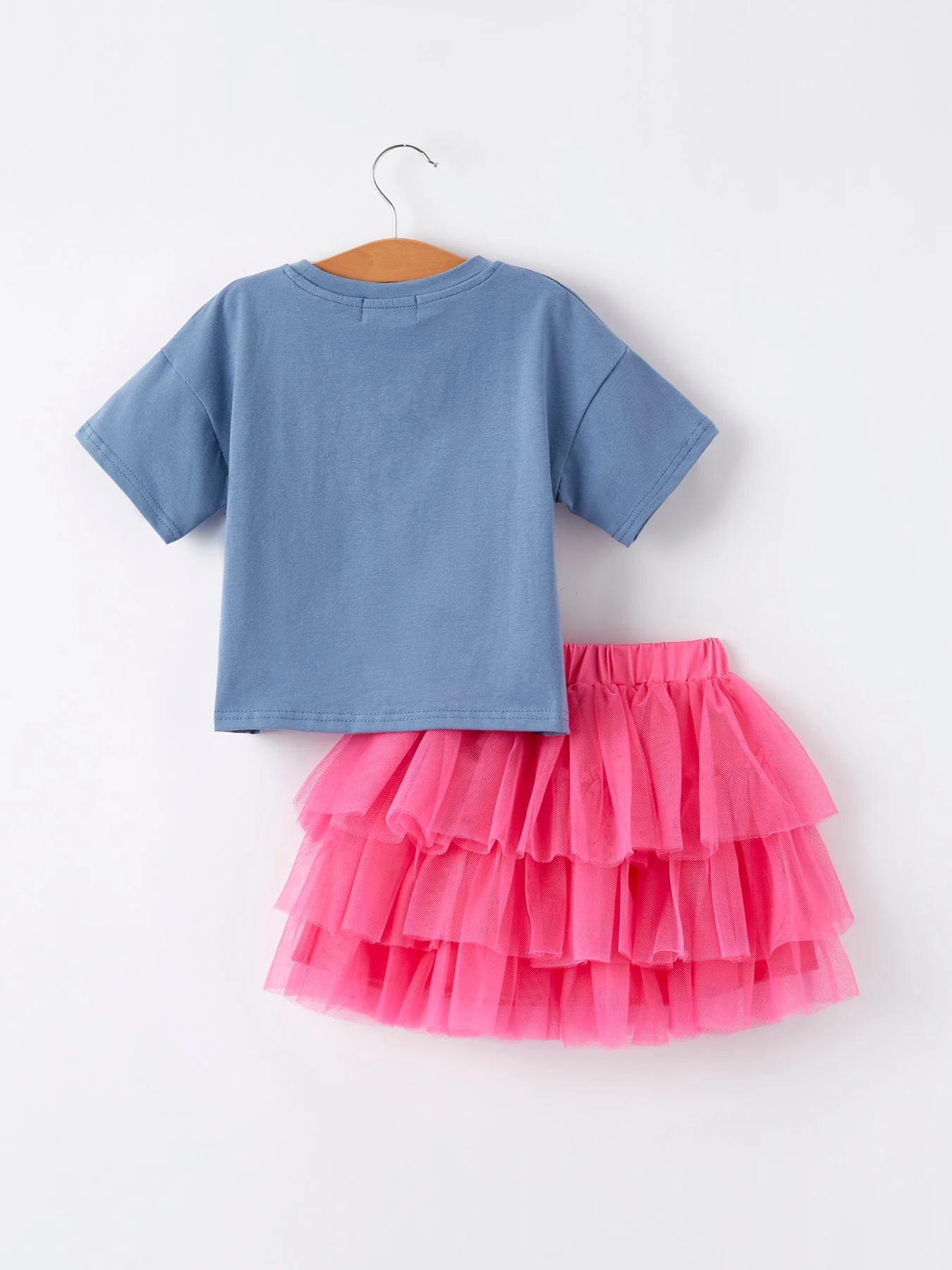 4th of july  “MERICA”Top Girls Gauze Skirt - Image 7