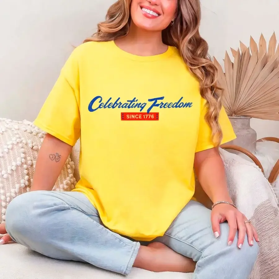 4th of July T-Shirt – Celebrating Freedom Since 1776 Patriotic Tee - Image 5