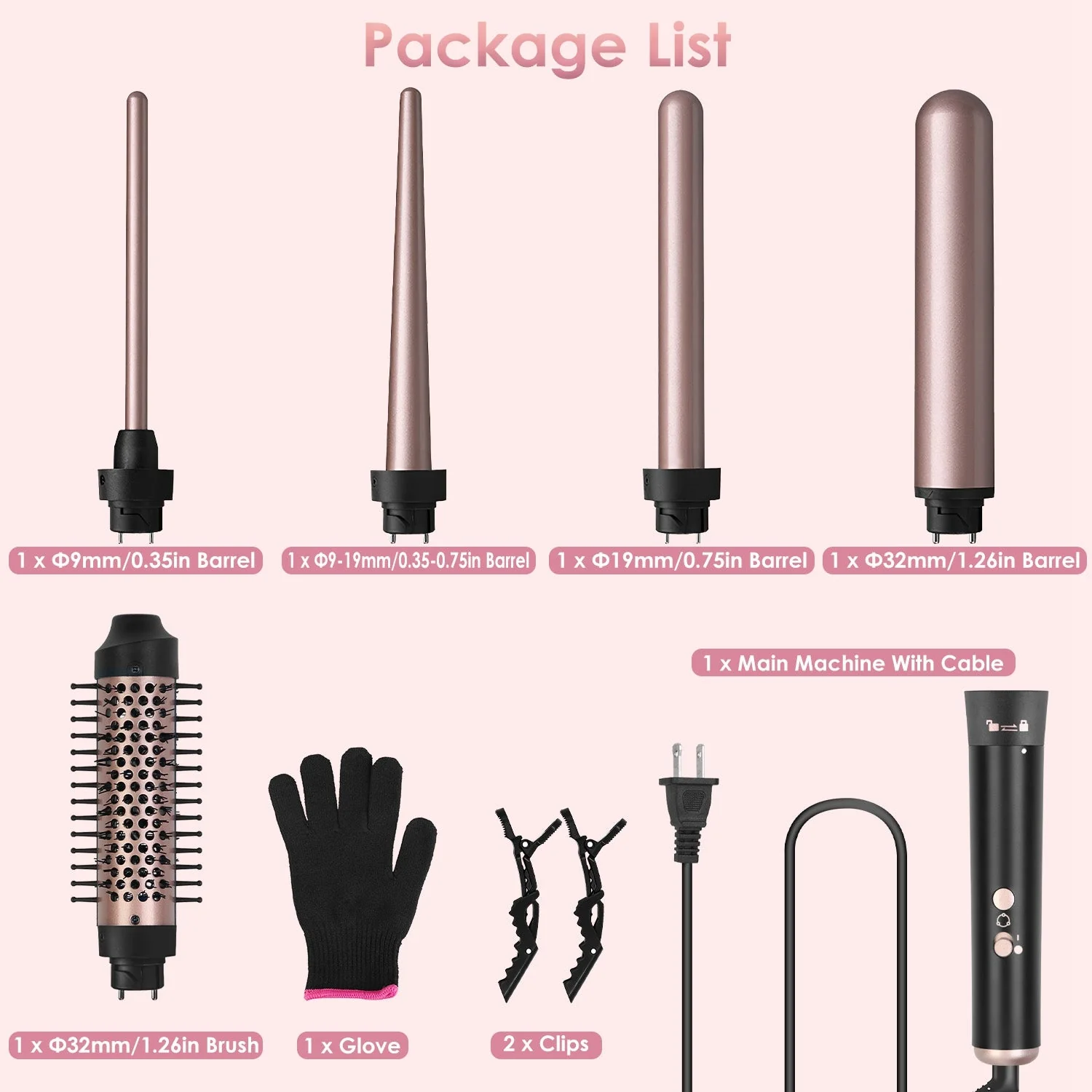 5 in 1 Curling Wand Hair Curling Iron - Image 7