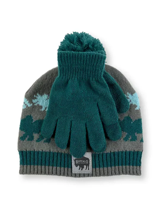 6-Piece Kids' Hat & Glove Set – 3 Hats & 3 Gloves for Boys and Girls - Image 6