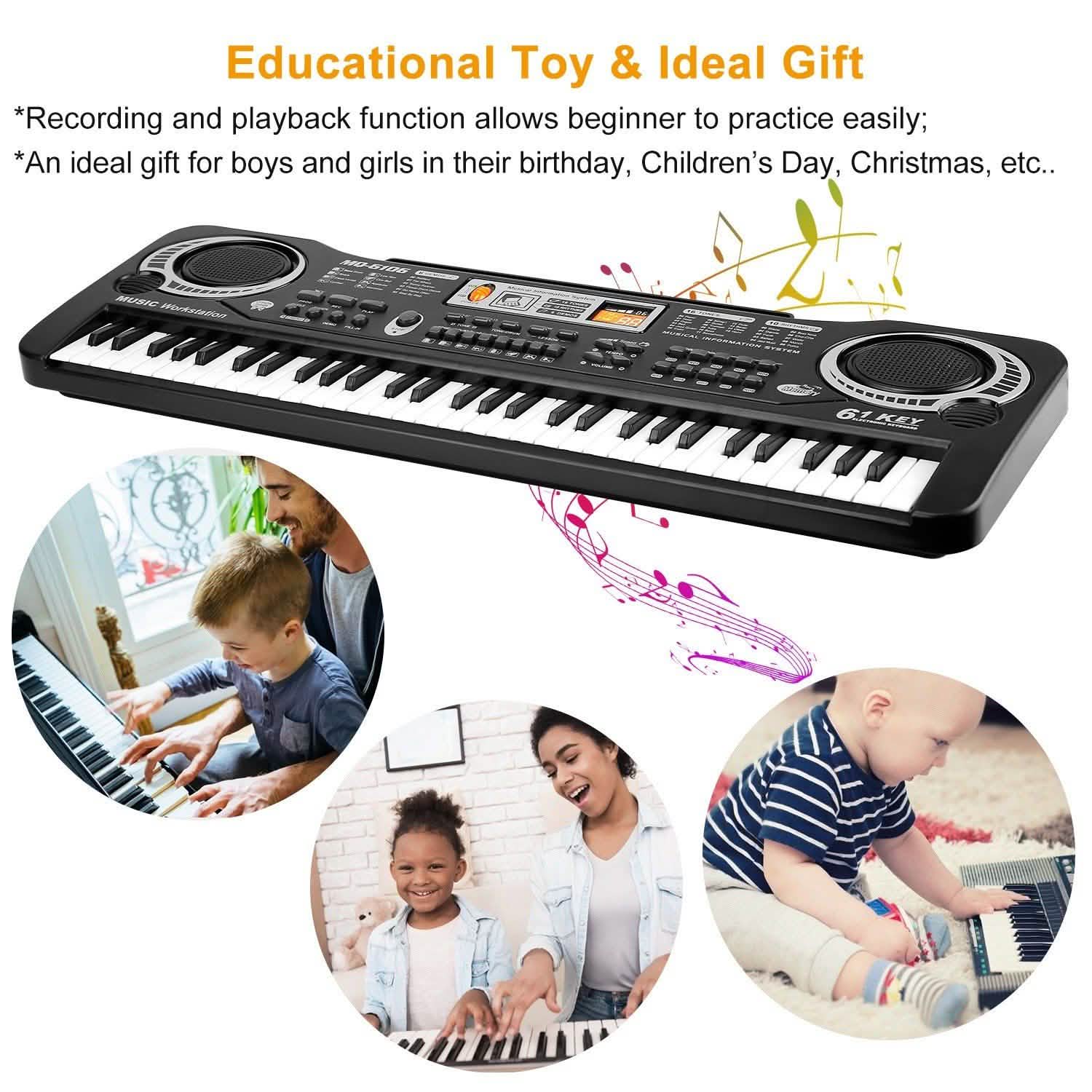61 Keys Digital Music Electronic Keyboard - Image 7