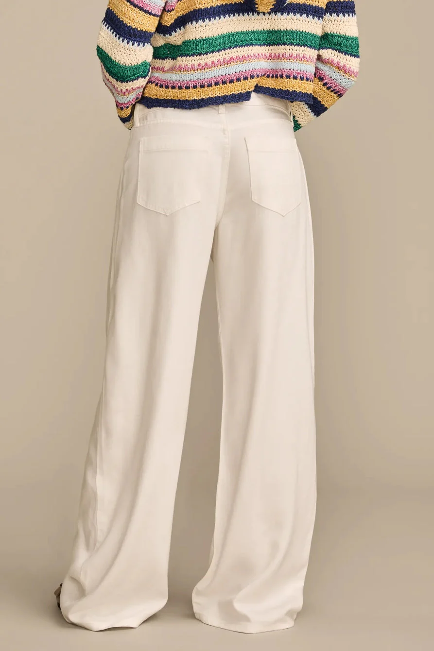 Lucky Brand Women's Wide Leg Pleated Liquid Denim Luxe Palazzo - Image 6
