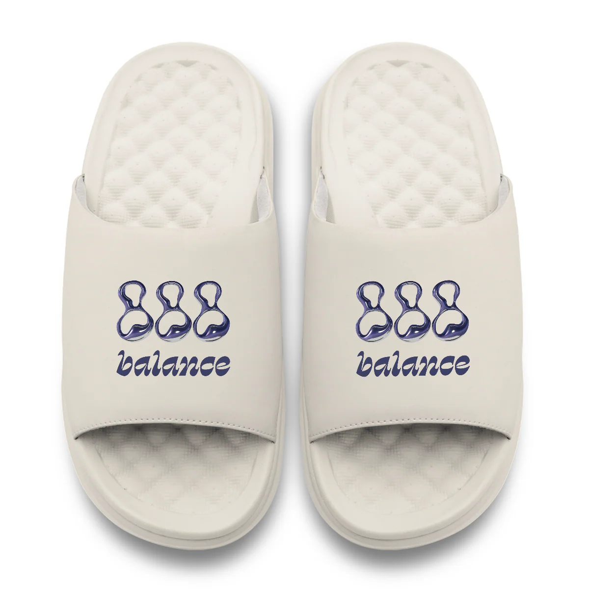 888 Angel Number Motive Slide Sandals - Image 4