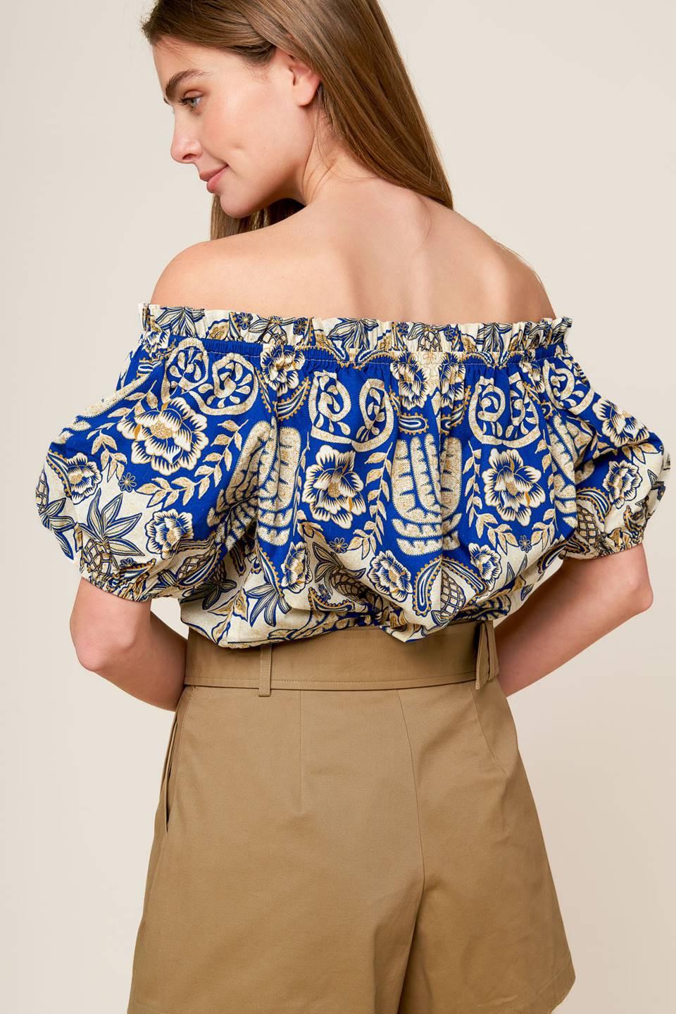 A Day at the Market Woven Top - Image 6
