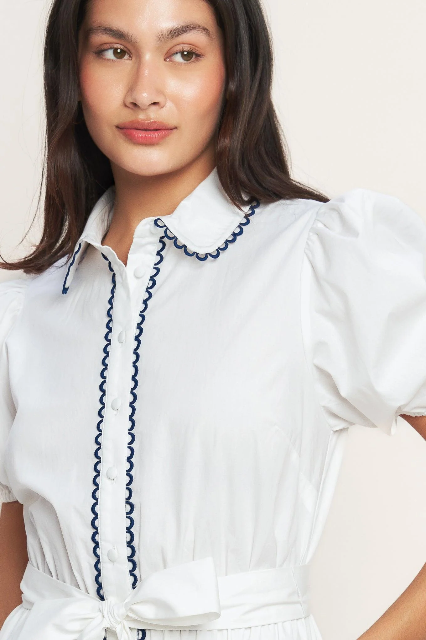 A Little Bit Lovely Woven Mini Dress - Image 6