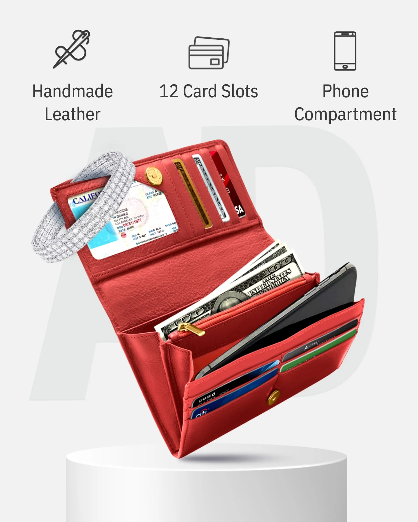 Accordion Clutch Wallet - Image 22
