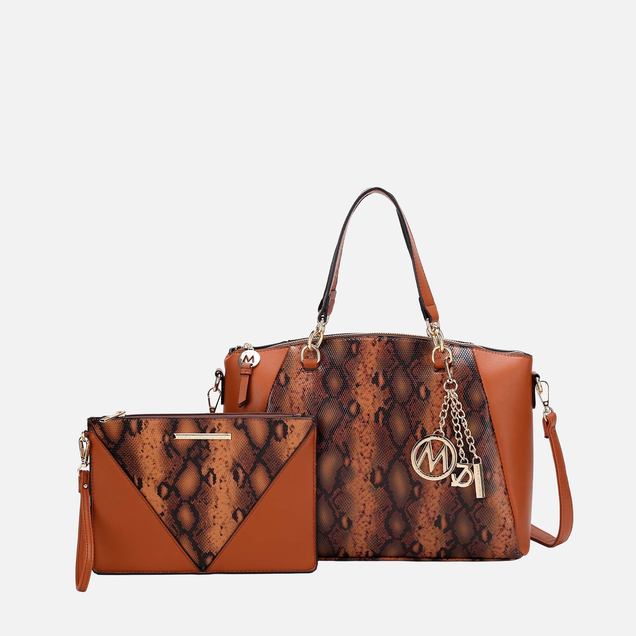 Addison Shoulder Bag and Wristlet Set - Image 3
