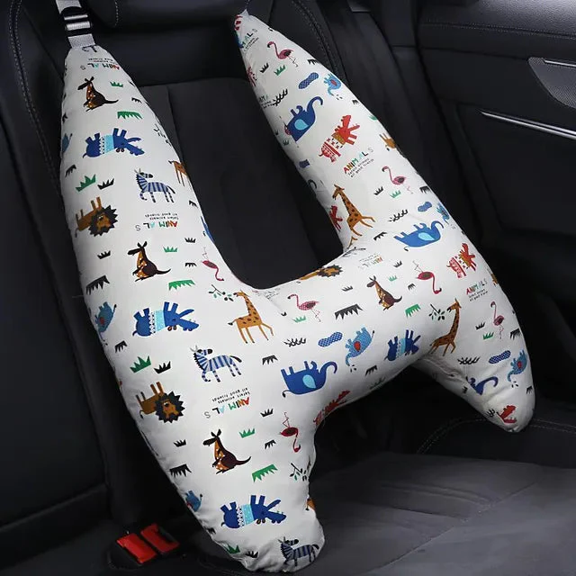 Adorable Kids Animal Travel Pillow for Comfy Journeys - Image 21