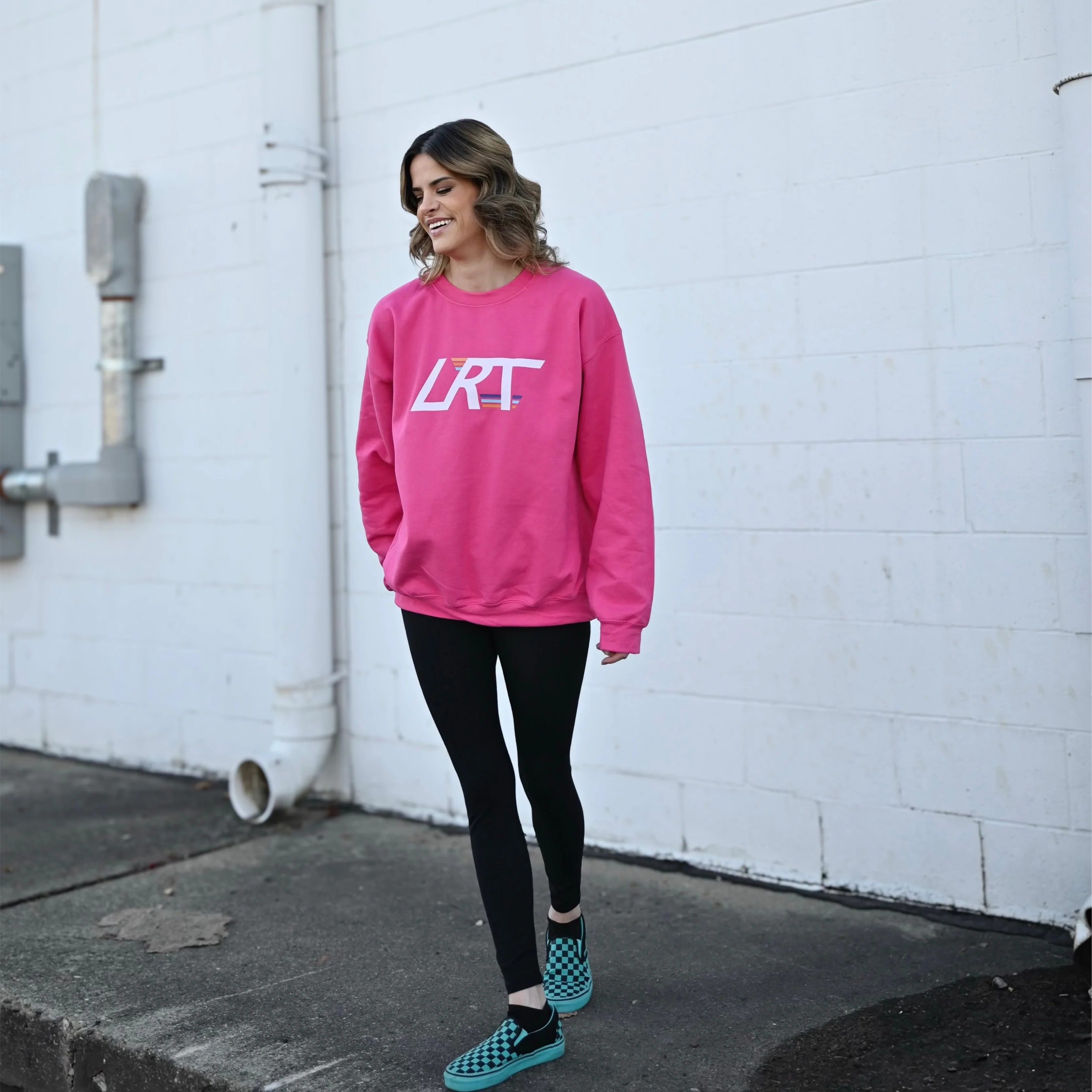 Adult Lrt Winged Logo Crew Sweatshirt - Image 3