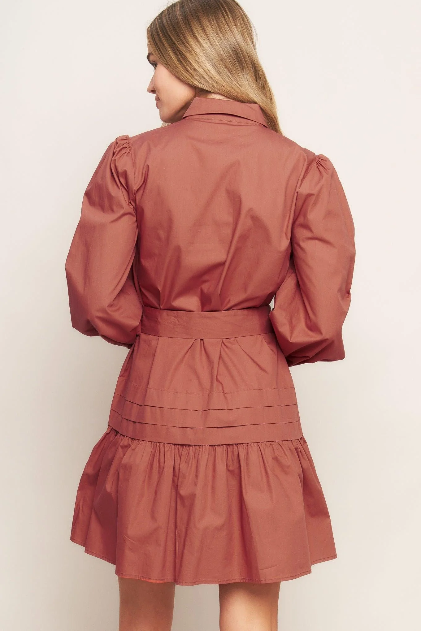 Aesthetic Pose Woven Mini Dress - Image 16