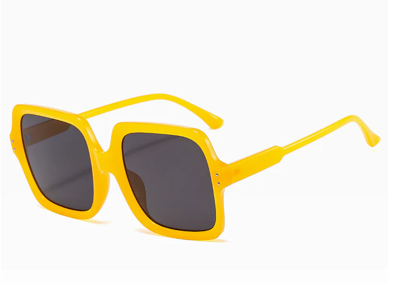 Affordable Retro Gradient Oversized Men Sun Glasses - Image 2