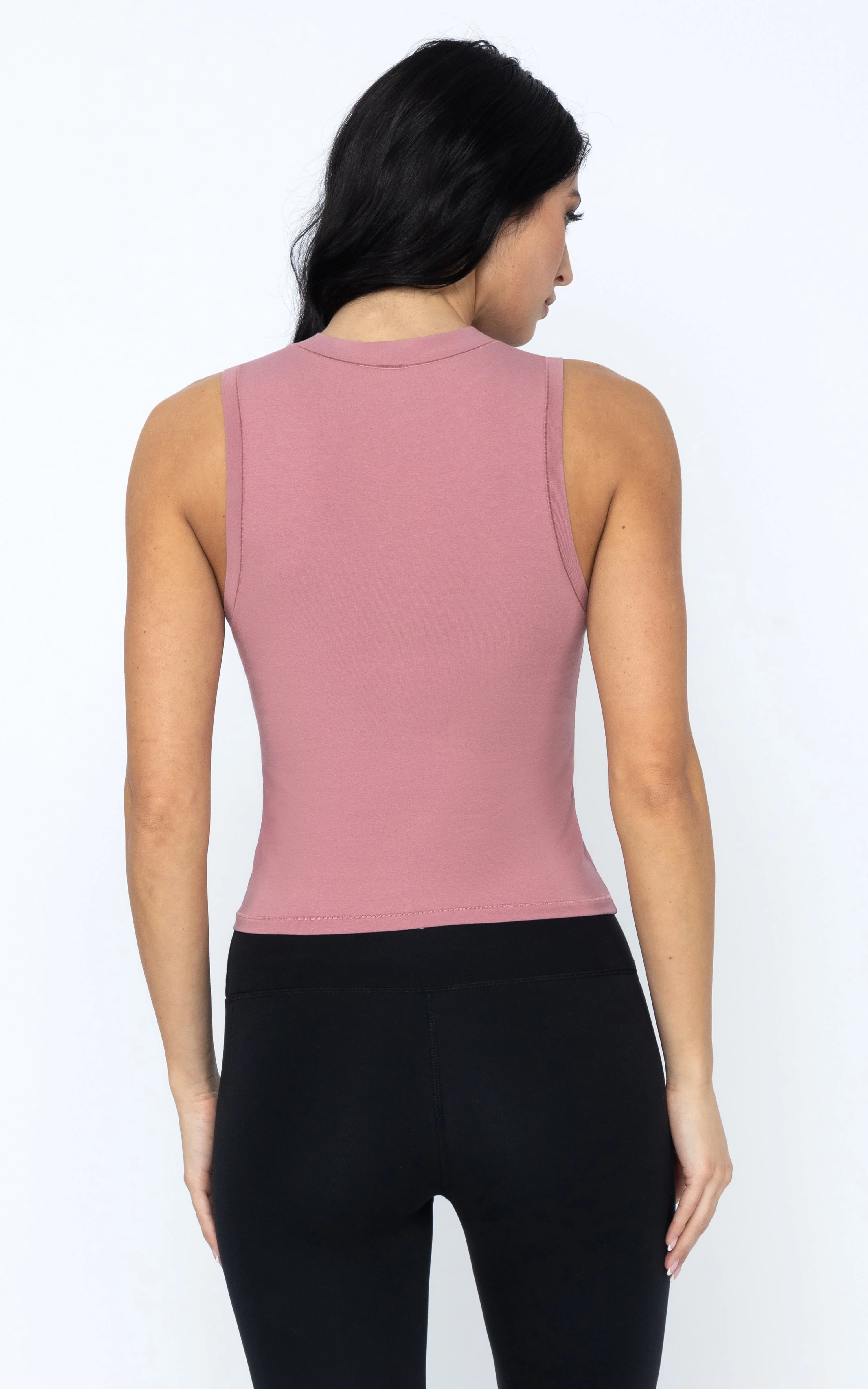 Airlite Cotton Mock Neck Tank - Image 19