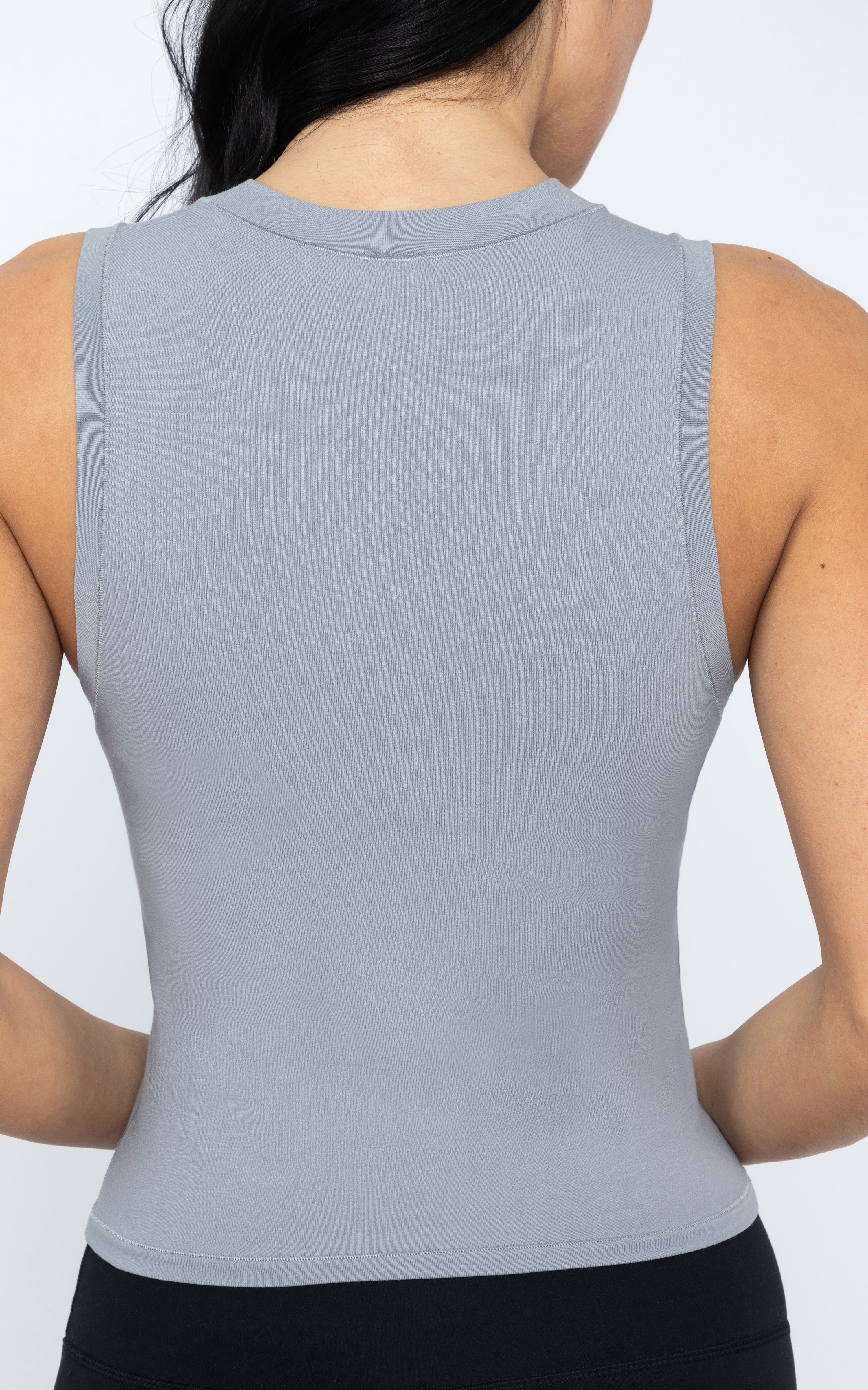 Airlite Cotton Mock Neck Tank - Image 30