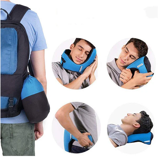 Airplane Hoodie Travel Pillow for Comfort - Image 4