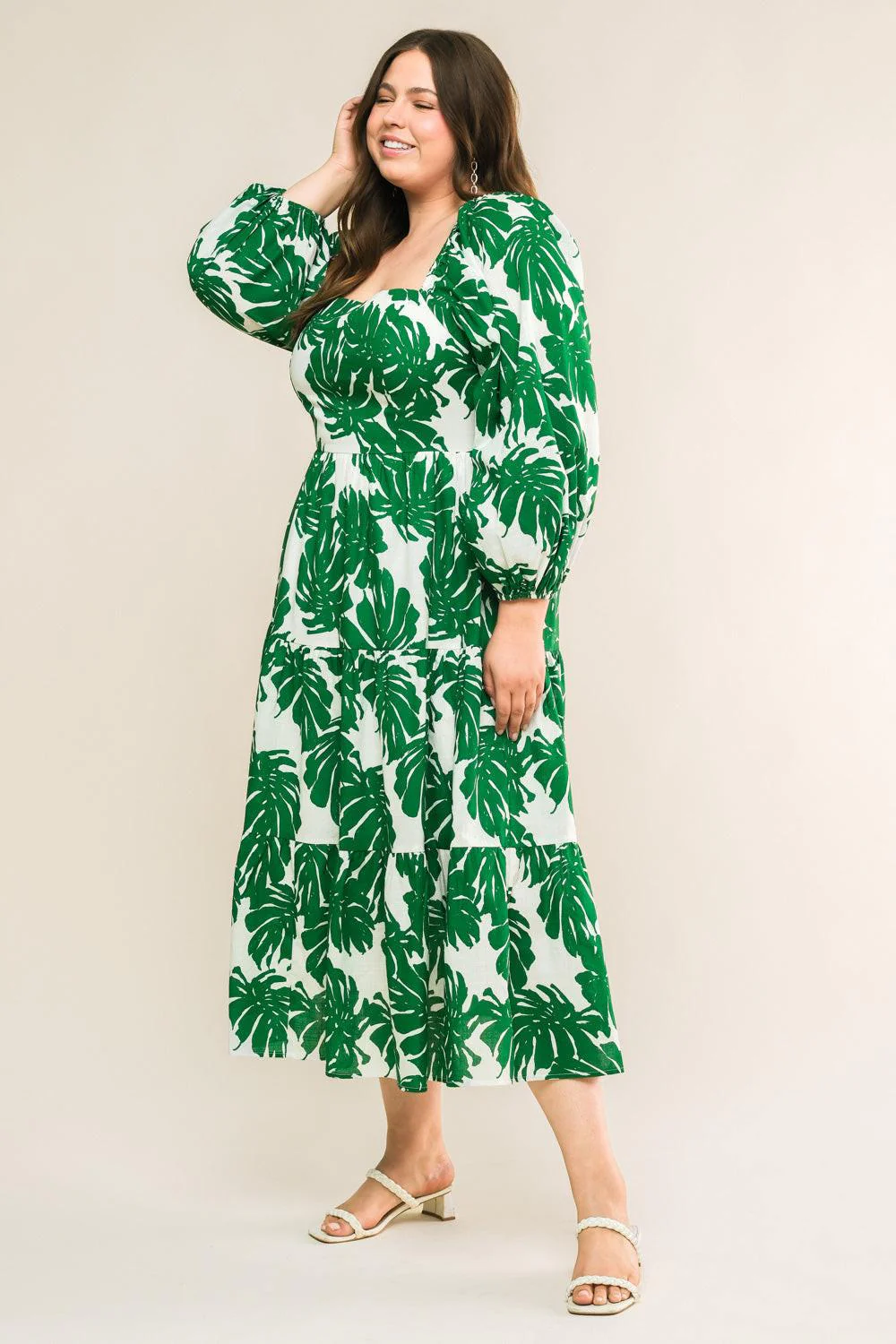 All the Drama Woven Midi Dress - Image 11