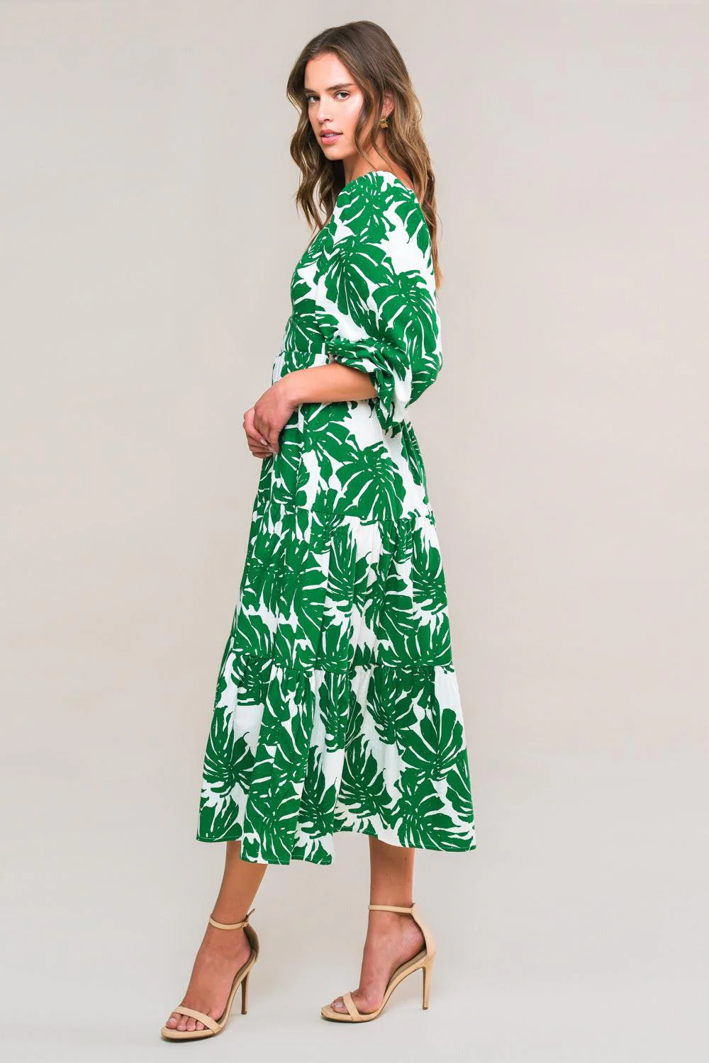 All the Drama Woven Midi Dress - Image 8