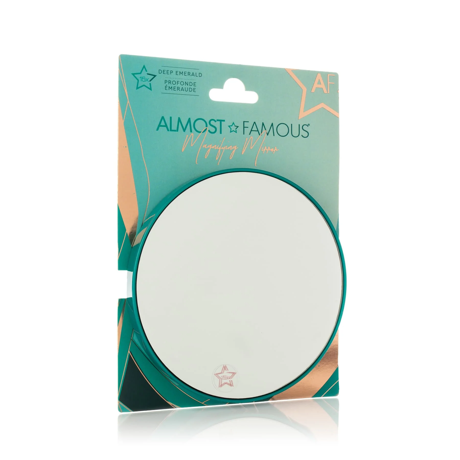 ALMOST FAMOUS - 15X Magnifying Vanity Mirror with Suction Cup – Close-Up Makeup & Tweezing Mirror - Image 12