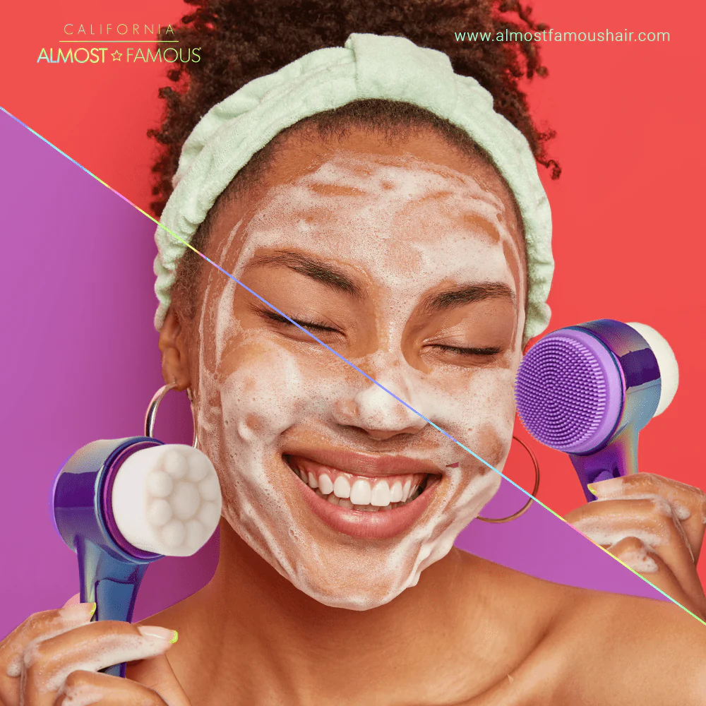 Almost FAMOUS "Cleanse It" 550K Microfiber 2-in-1 Exfoliator Brush - Image 10