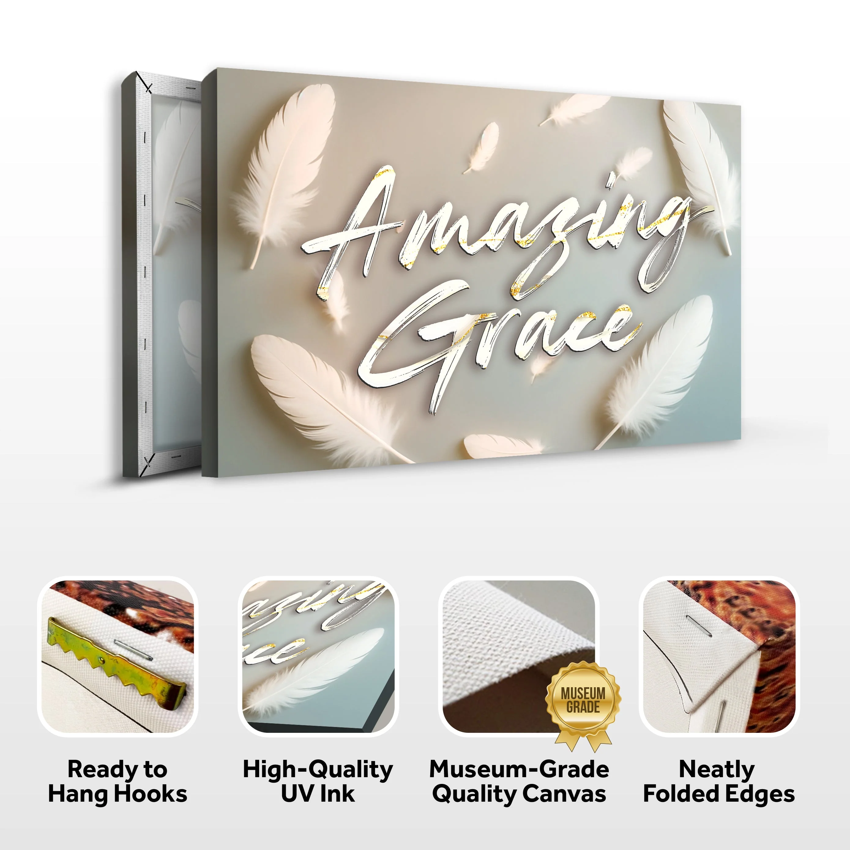 Amazing Grace Faith Wall Sign - Image 8