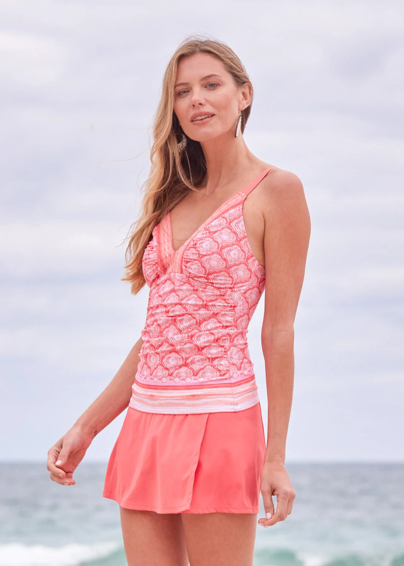 Amelia Island Embroidered Tankini Top - Image 2