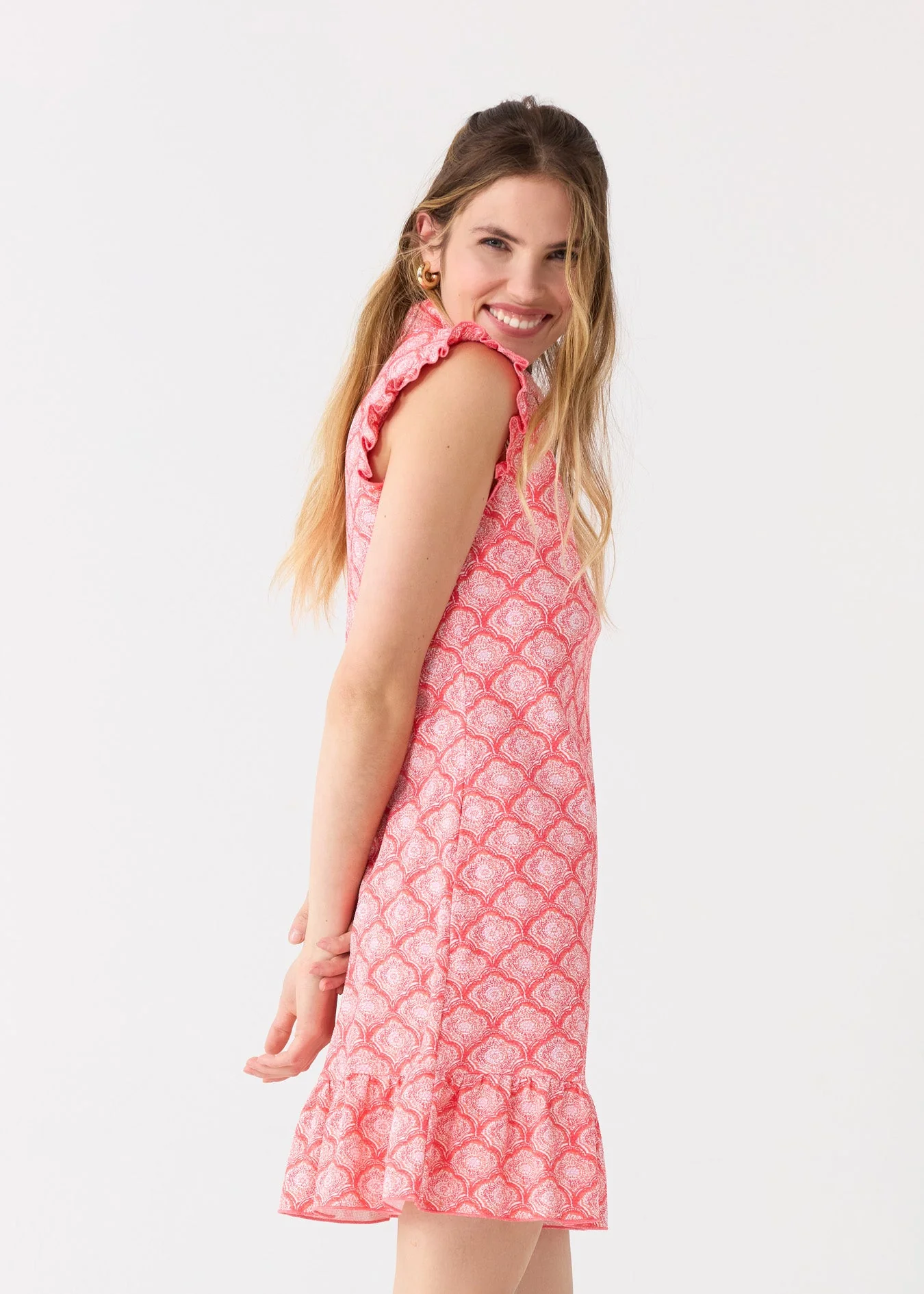 Amelia Island Sleeveless Ruffle Sport Dress - Image 4