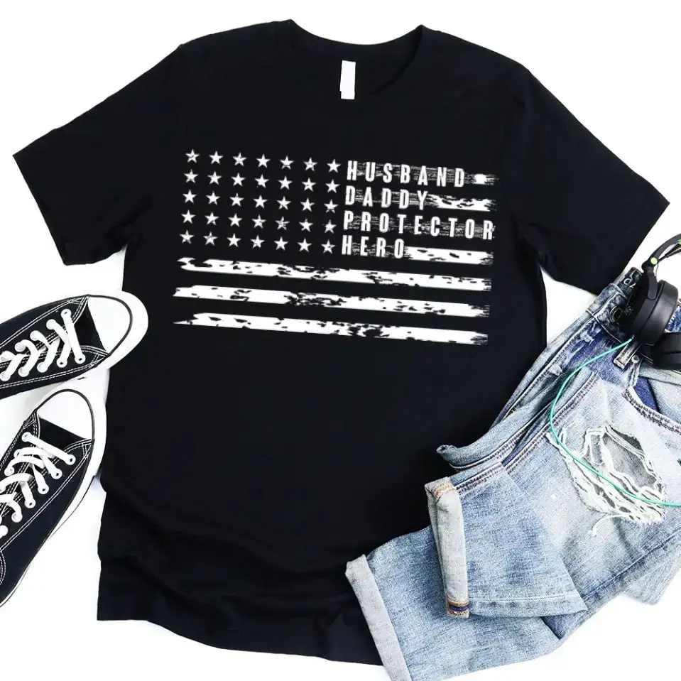 American Dad Flag Patriotic Father's Day T-shirt - Image 2