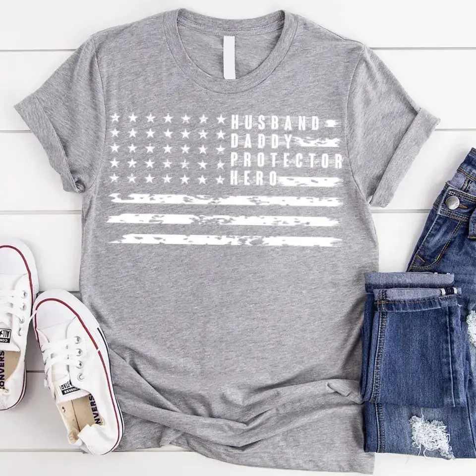 American Dad Flag Patriotic Father's Day T-shirt - Image 9