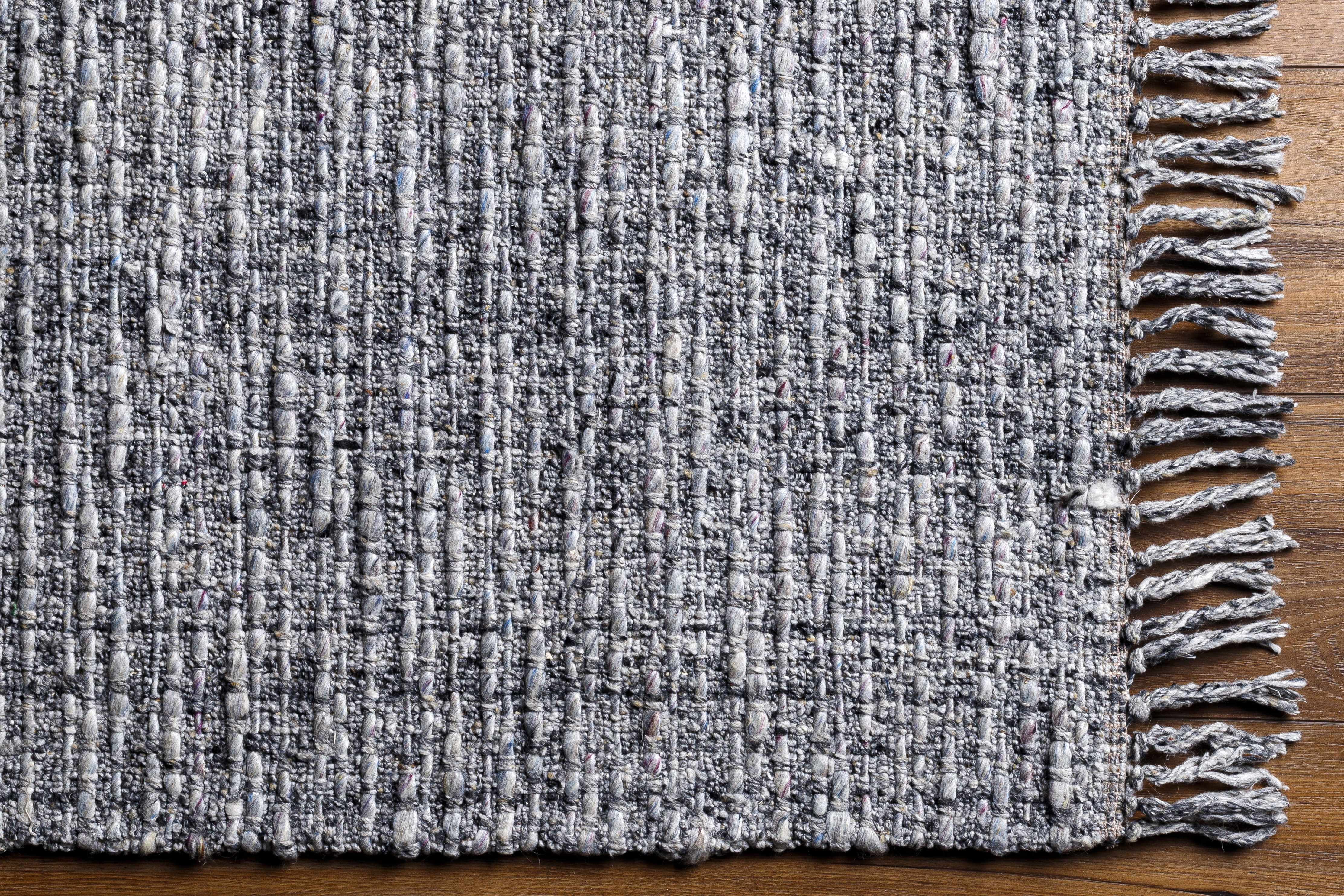 Amiel Gray Hand Woven Area Rug - Image 8