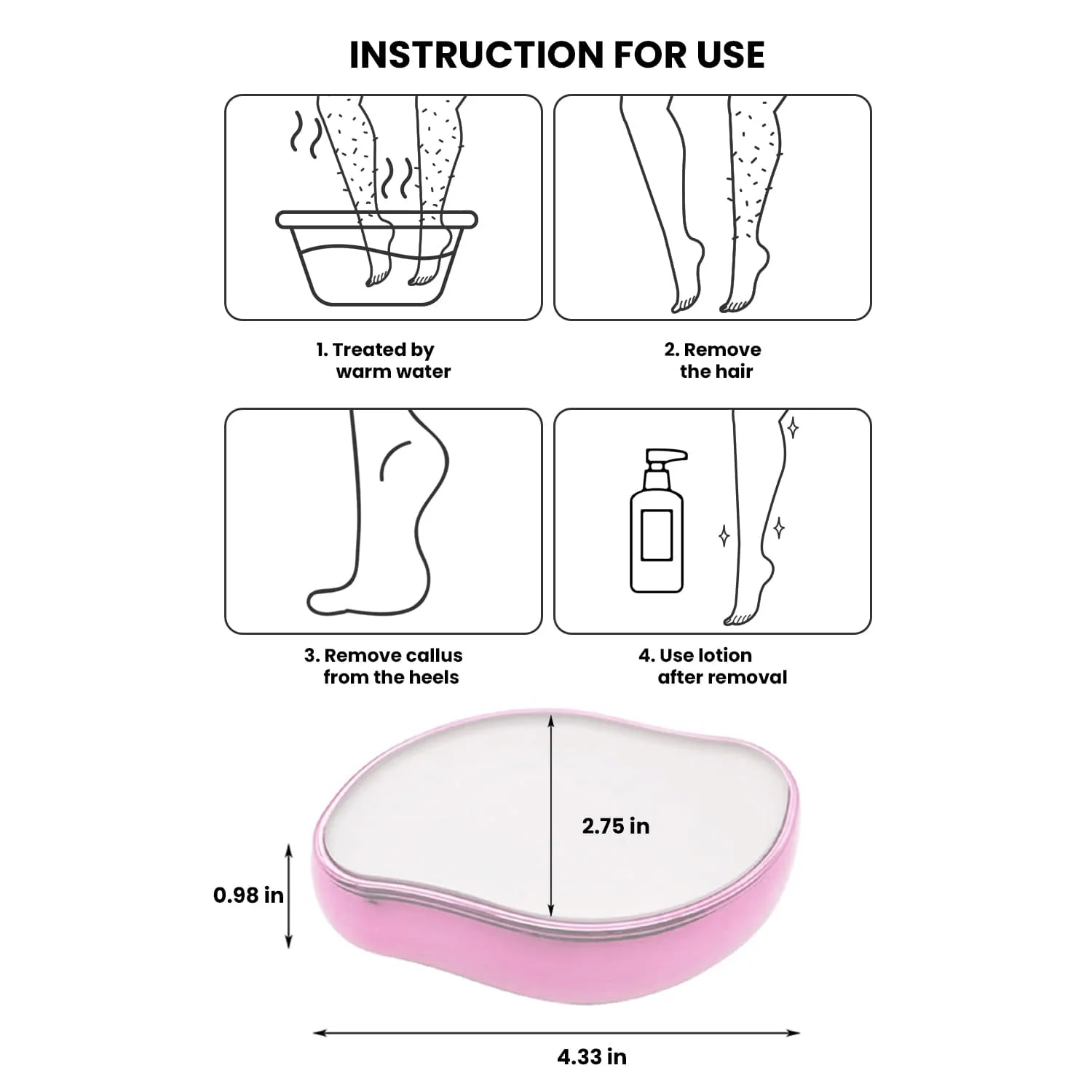 Amore Paris Nano 2.0 Technology Handheld Crystal Hair Remover and Epilator Without Shaving, Pain Or Cutting (1-Pack or 2-Pack) - Image 78