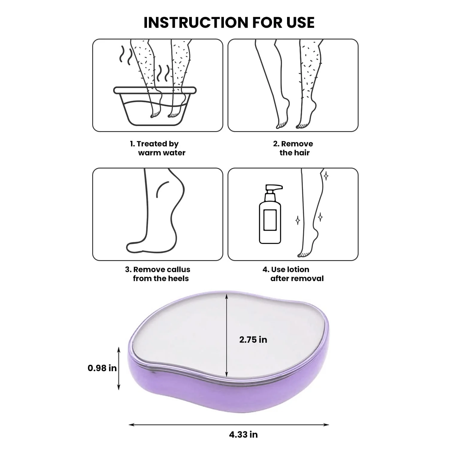 Amore Paris Nano 2.0 Technology Handheld Crystal Hair Remover and Epilator Without Shaving, Pain Or Cutting (1-Pack or 2-Pack) - Image 84