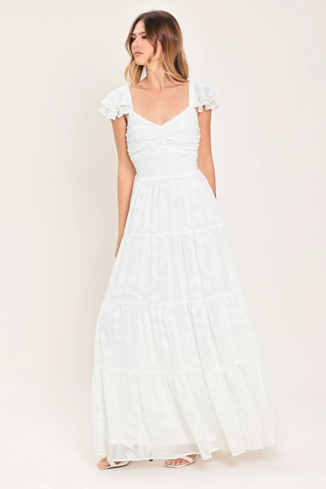 Angelic Garden Woven Maxi Dress - Image 5