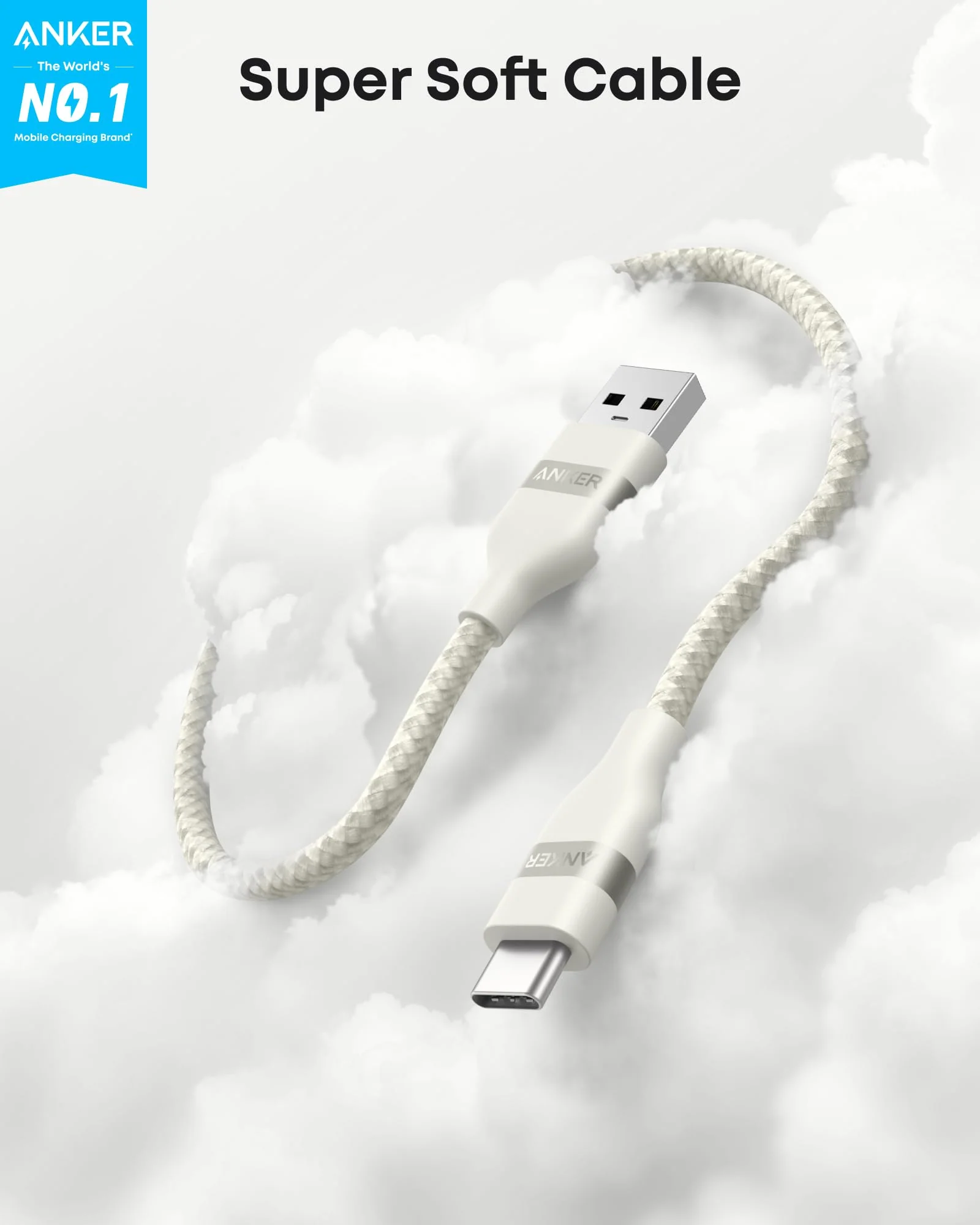 Anker USB-A to USB-C Cable (3 ft/6 ft, Upcycled-Braided) - Image 23