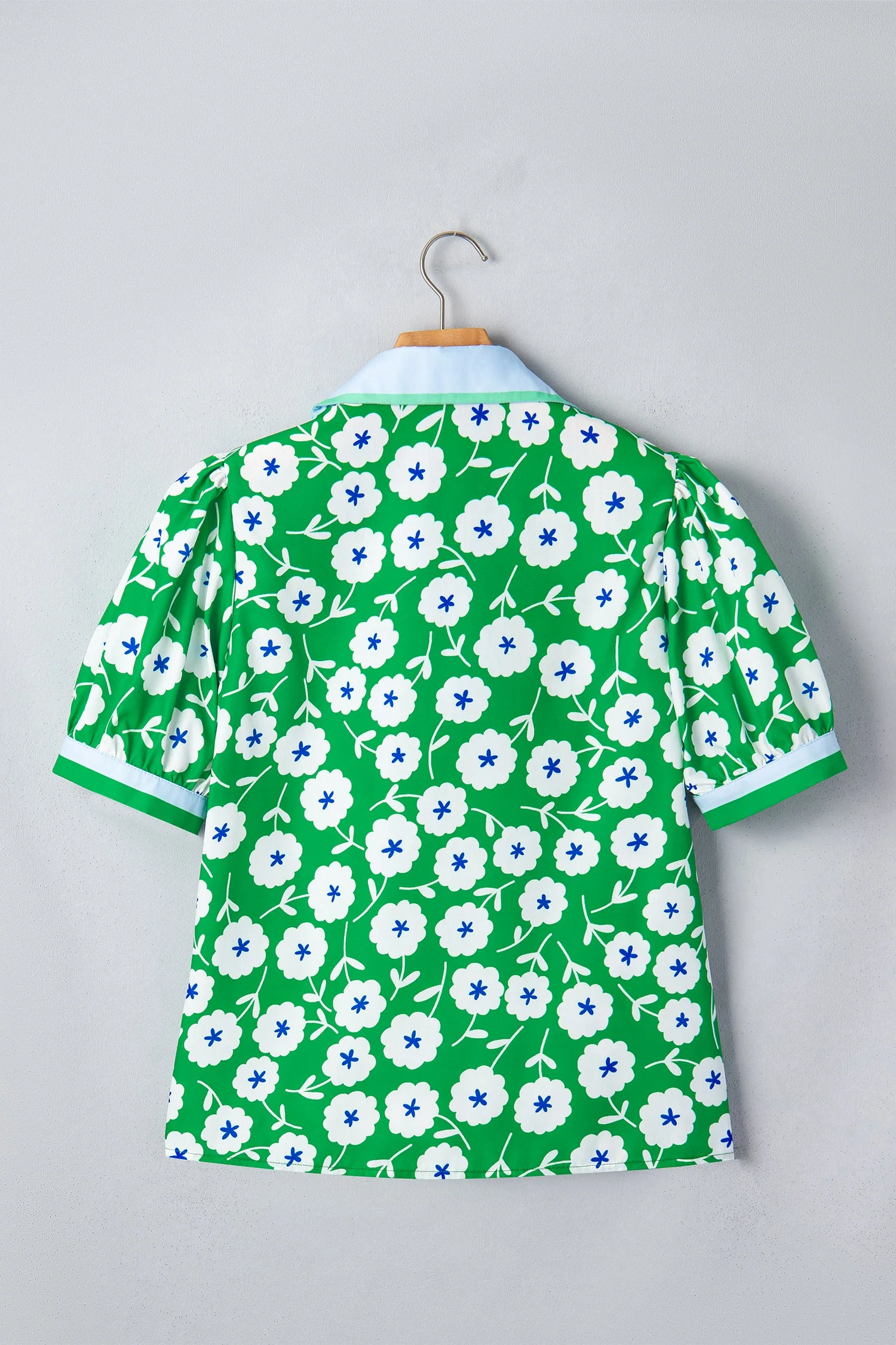 Threaded Pear Antonella Collar Short Sleeve Blouse - Image 4
