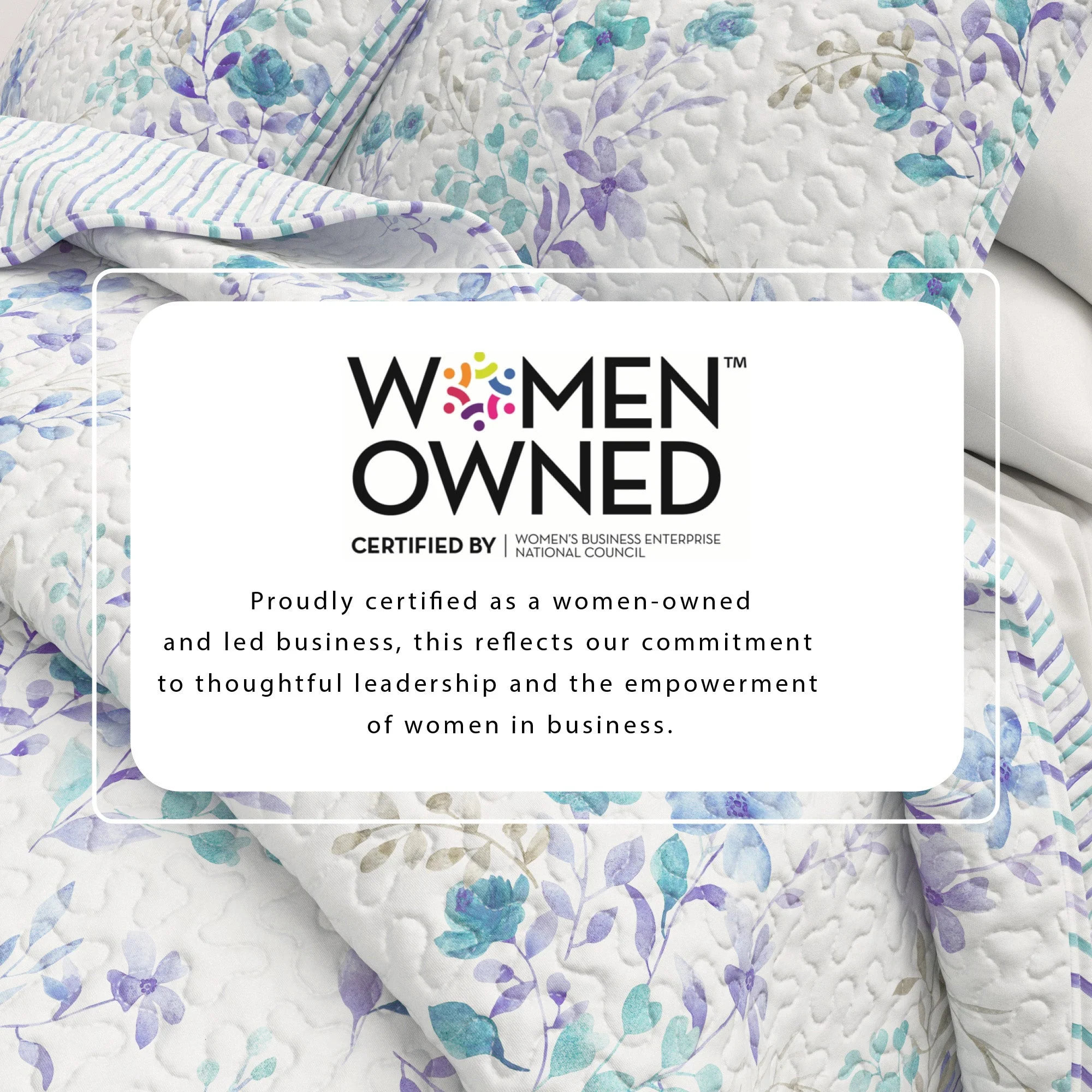 April Morning Floral Quilt Set - Image 5