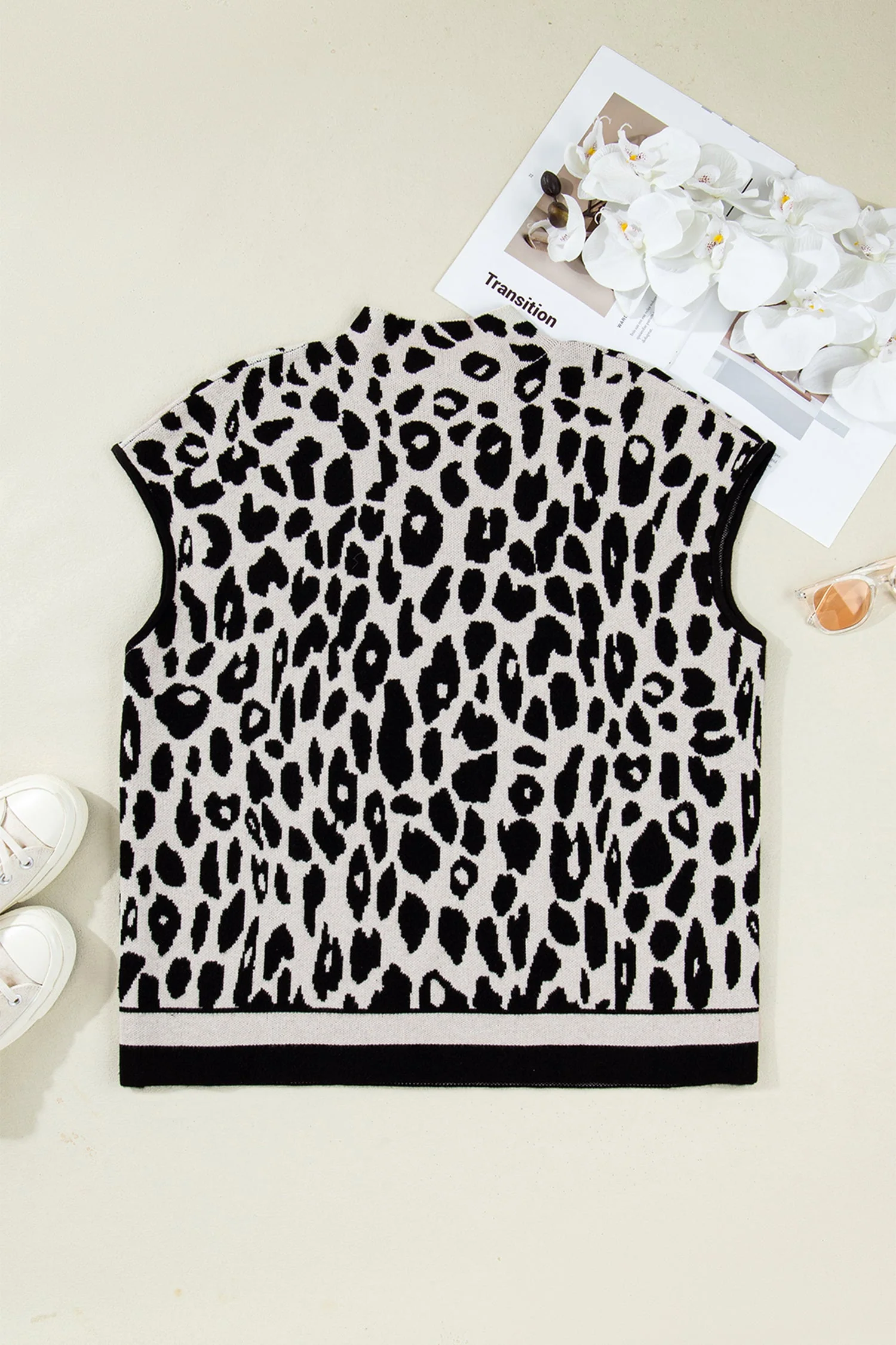 Threaded Pear Araceli High Short Sleeve PLUS Sweater - Image 9