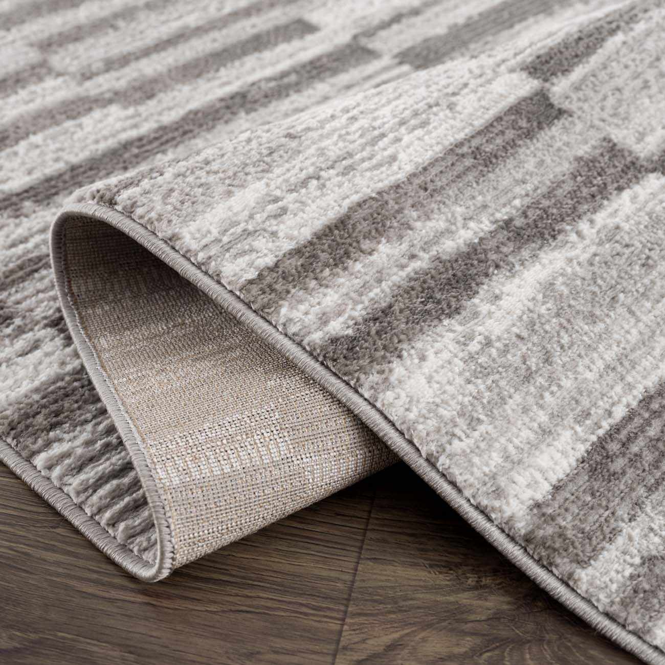Arissa Broken-Striped Area Rug - Image 7