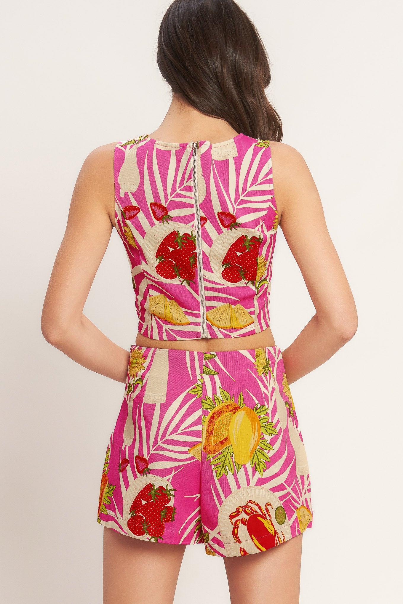 Arty Vacation Woven Top - Image 2