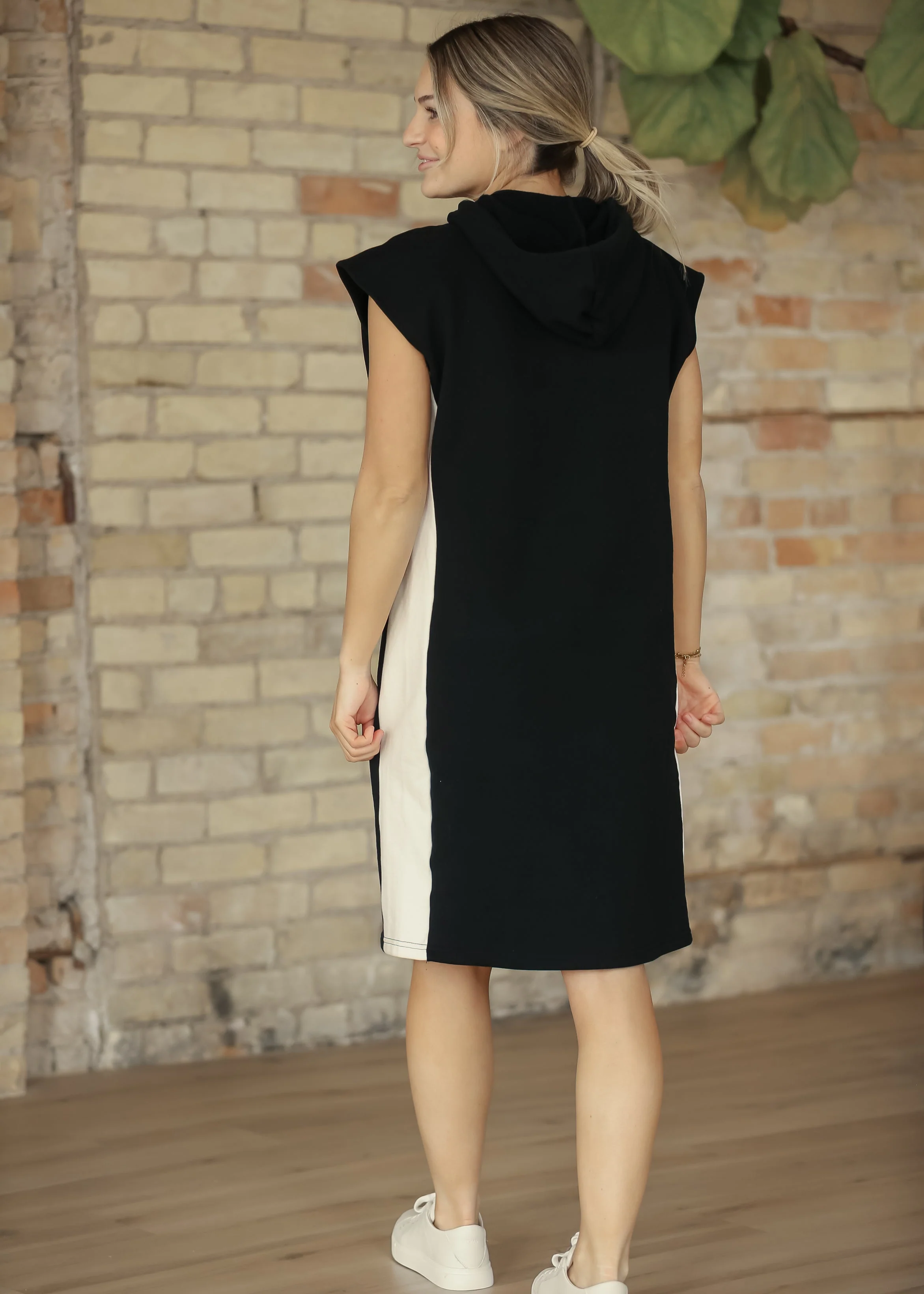 Asher Hooded Sweatshirt Dress - Image 9