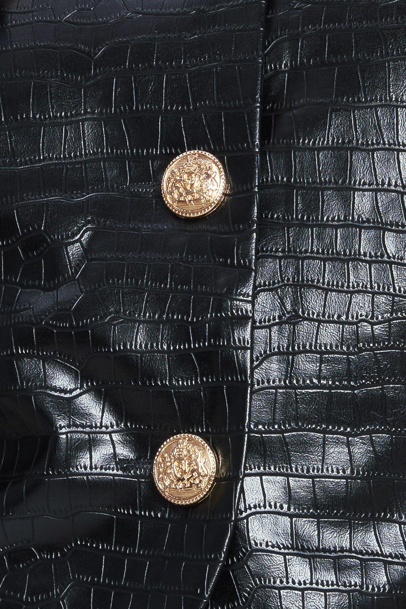 At the Start Faux Leather Bolero Jacket - Image 8