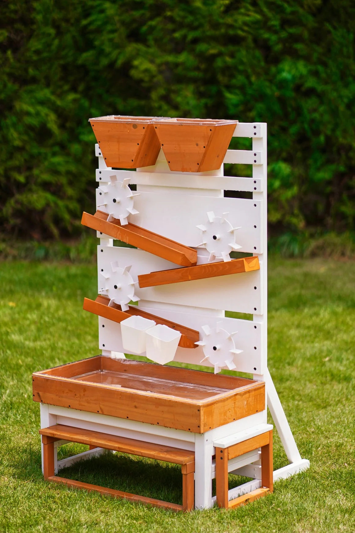 Avenlur Large Wooden Water Table – Multi-Level Sensory Play Station - Image 10