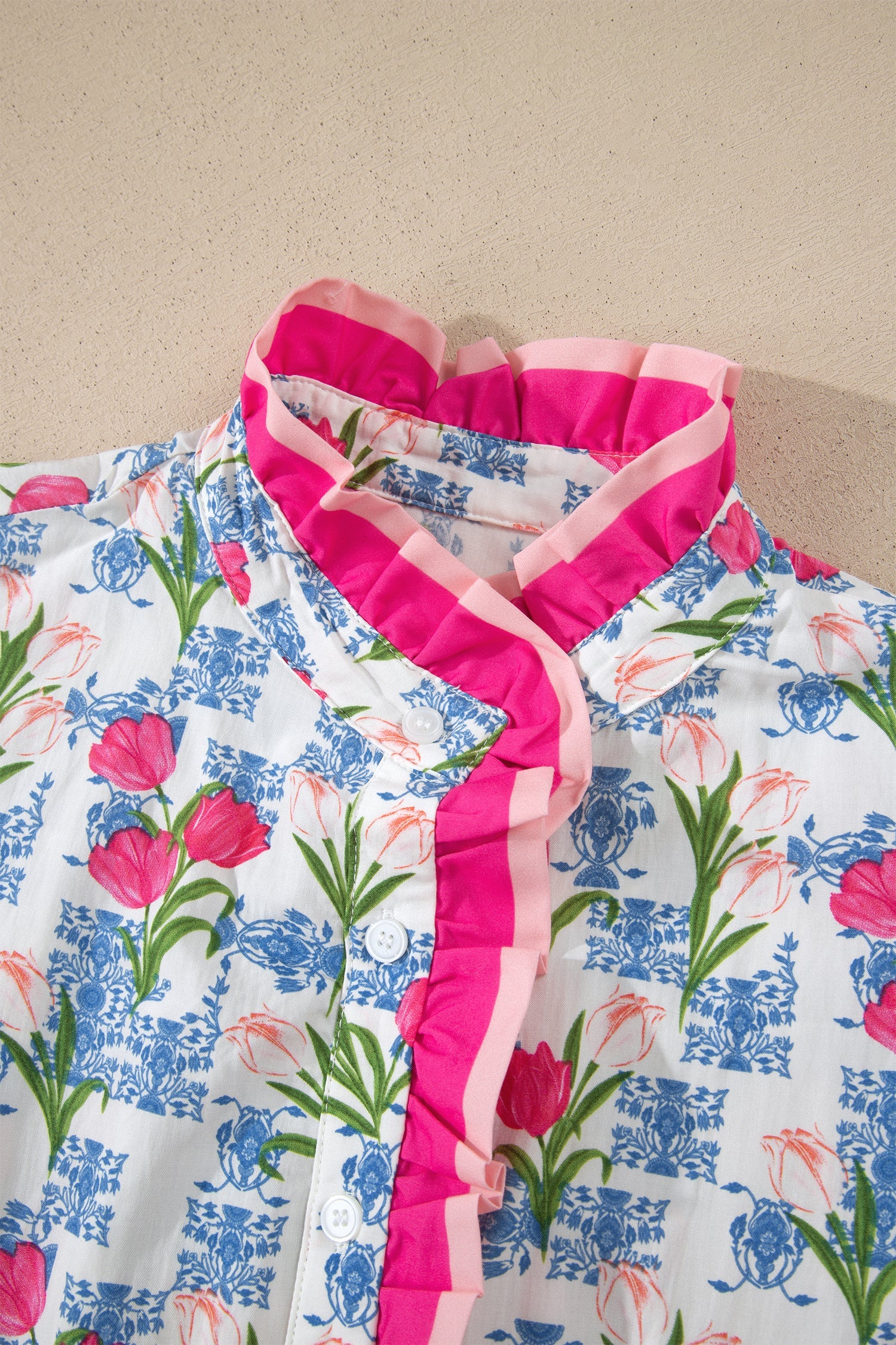 Aya Flutter Sleeve Half Blouse - Image 9