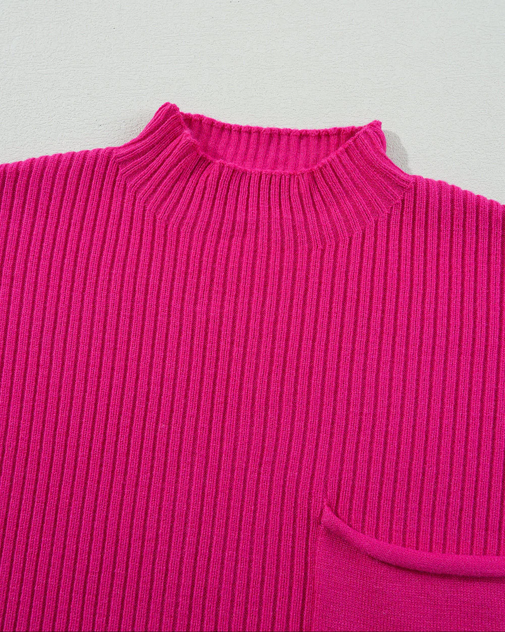 Ayla Short Sleeve Sweater - Bright Pink - Image 7
