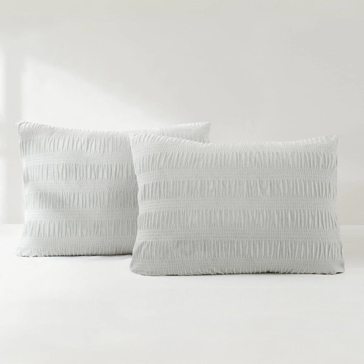 Azalea Ruched Velvet Stripe Comforter Set - Image 15