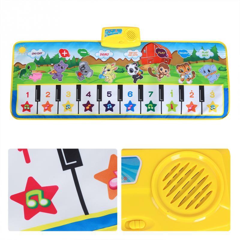 Baby Music Play Carpet Mat Children Kids Crawling Piano Carpet Educational Musical Toy For Kids - Image 3