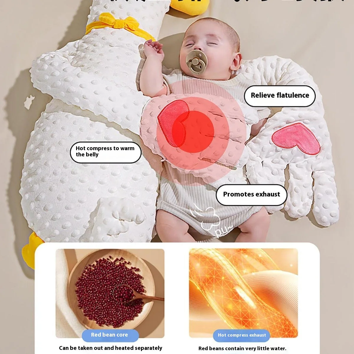 Baby Soothing Exhaust Pillow – Coax & Comfort Cuddle Cushion - Image 7