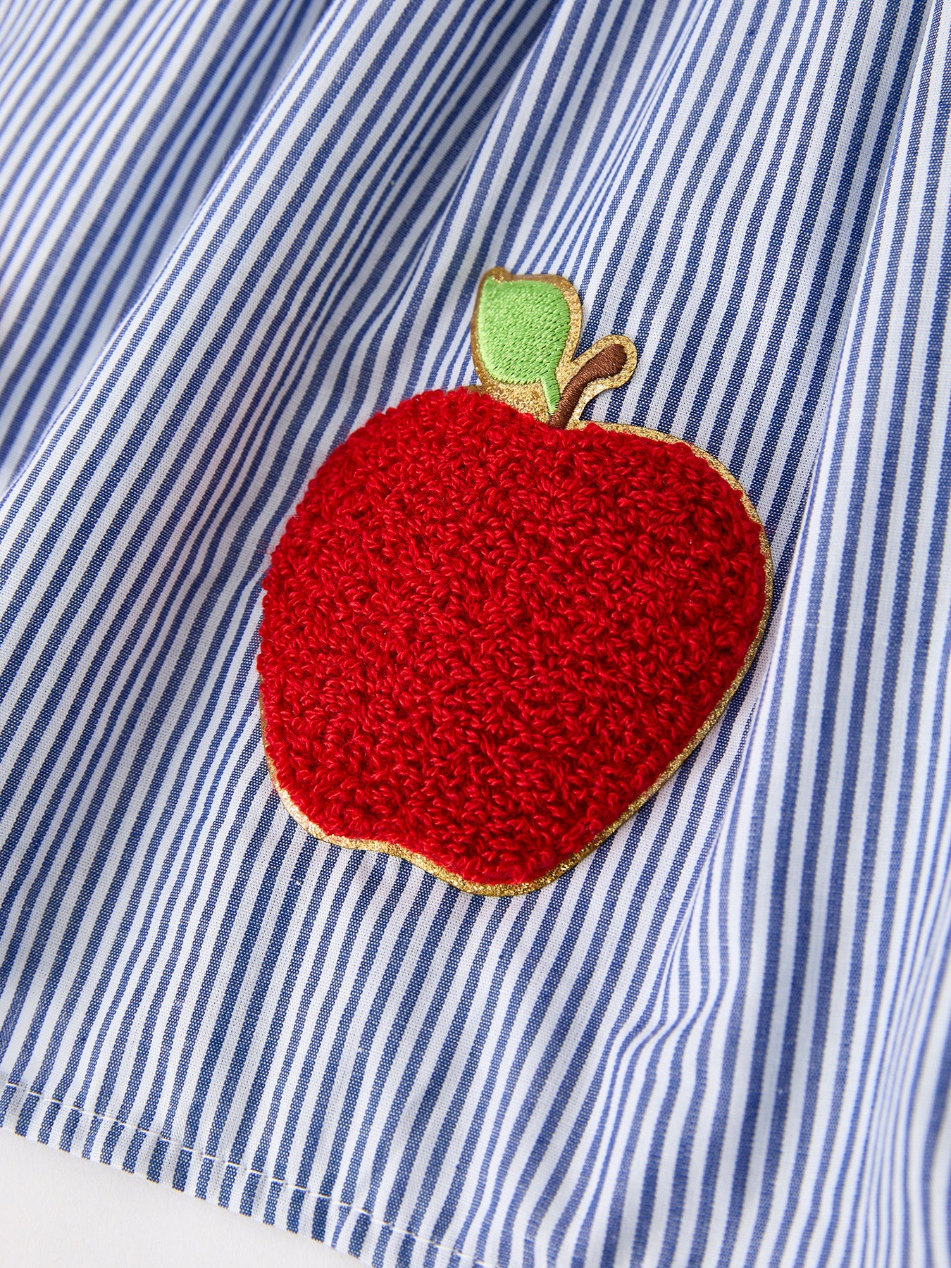 BACK TO SCHOOL Apple Applique Girls Dress - Image 4